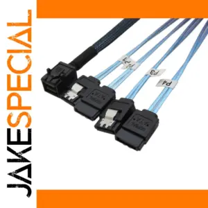 Mini SAS (SFF-8643) to 4x SATA Cable 0.5-1m