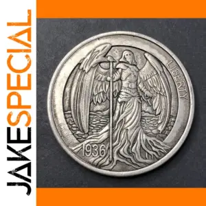 Vintage Copper Commemorative Coin 38mm