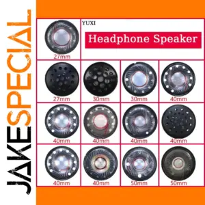 Headphone Speaker Driver in 27mm to 50mm Sizes