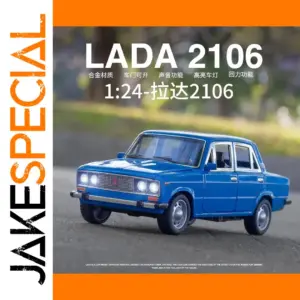 Vintage Blue 1:24 Diecast Lada Model