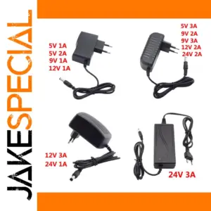 Universal Power Supply Adapter 5V-24V, 3A