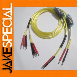 Sterling Silver Gold OD Speaker Cable 1.5-5m