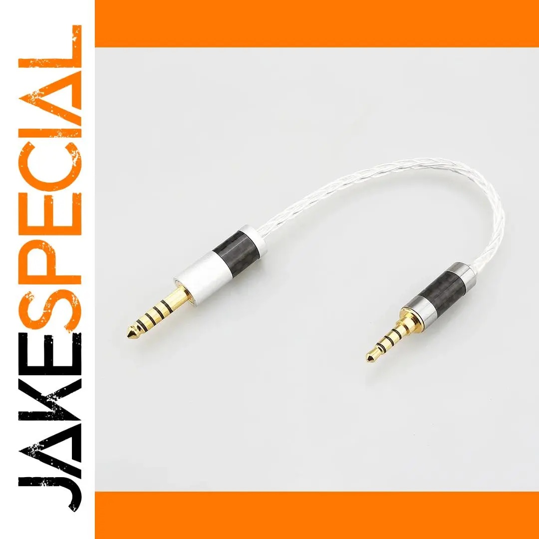 Audiocrast 8-Core Silver-Plated Adapter Cable 1 Audiocrast 8-Core Silver-Plated Adapter Cable