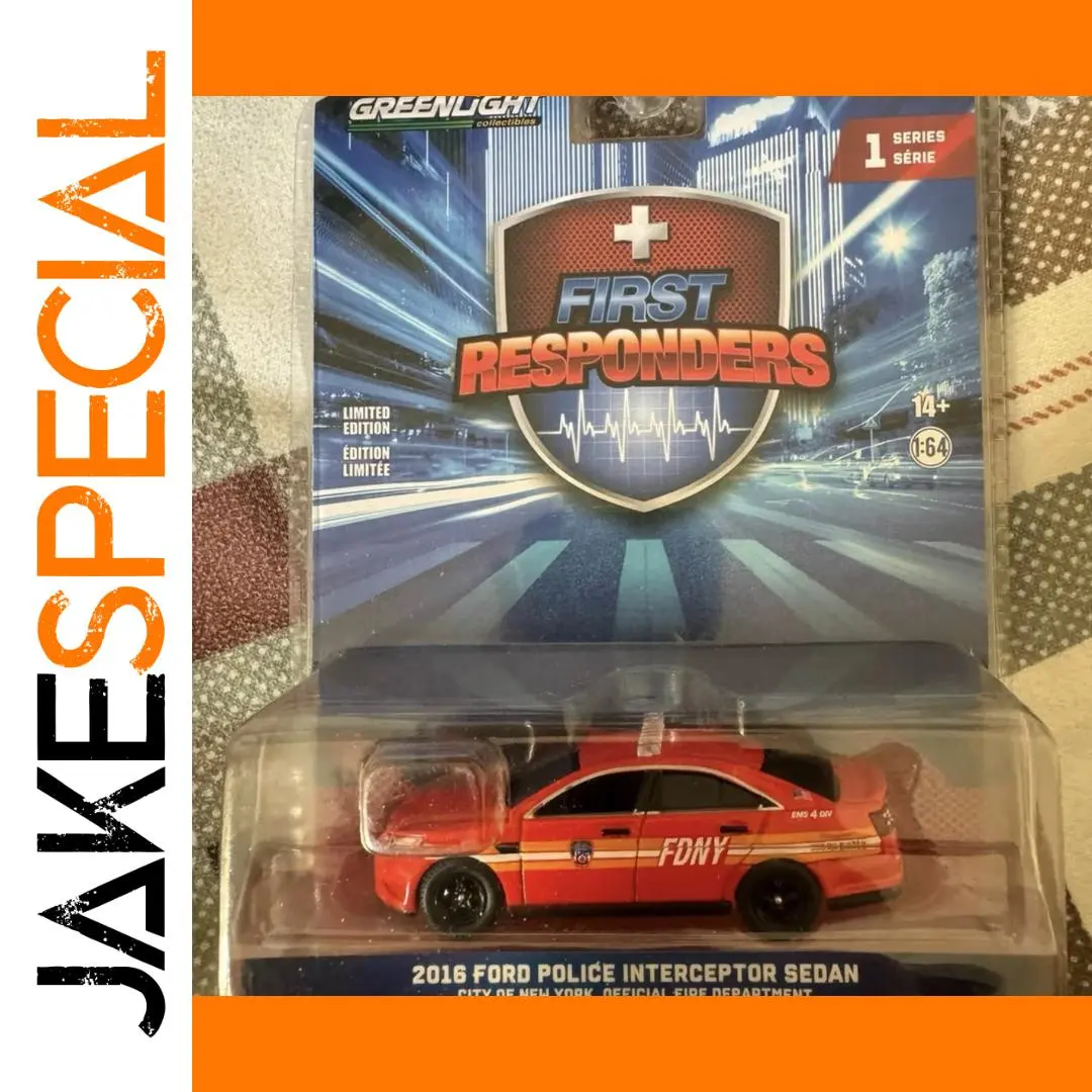 FDNY Ford Taurus 1:64 Scale Diecast Model 1 FDNY Ford Taurus 1:64 Scale Diecast Model