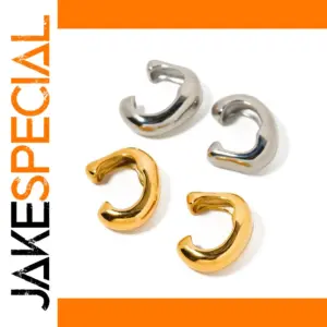 Stainless Steel Geometric Earrings Set