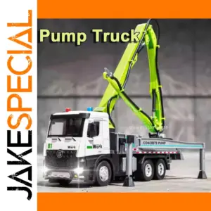 Detailed 1:24 Cement Pump Truck Model
