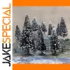 Winter Pine Tree Set for Dioramas (60-150mm)