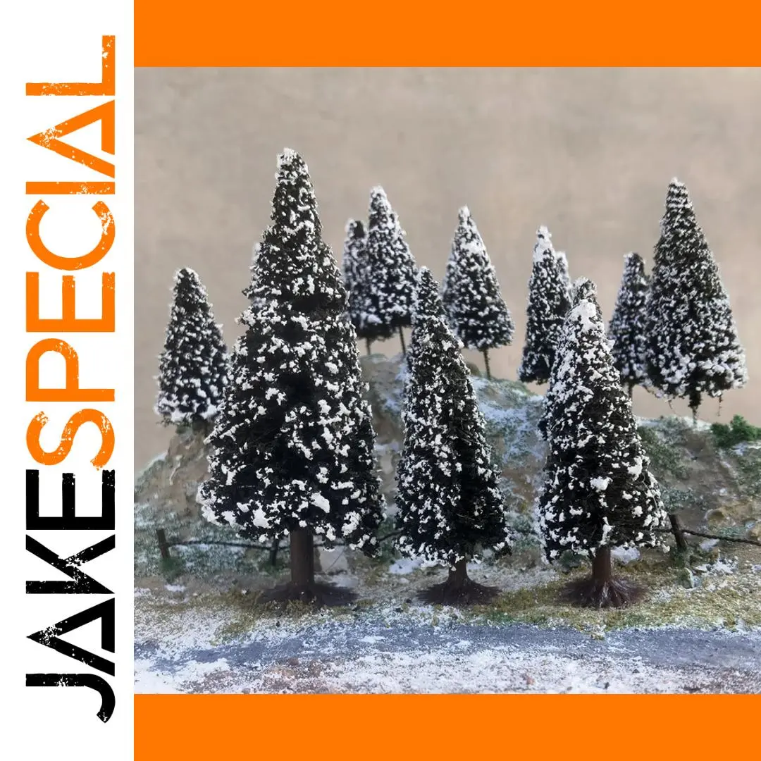 Winter Pine Tree Set for Dioramas (60-150mm) 1 Winter Pine Tree Set for Dioramas (60-150mm)