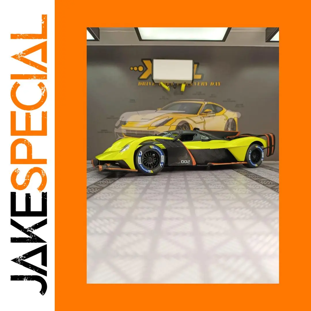 Yellow 1:24 Race Car Diecast Model 1 Yellow 1:24 Race Car Diecast Model