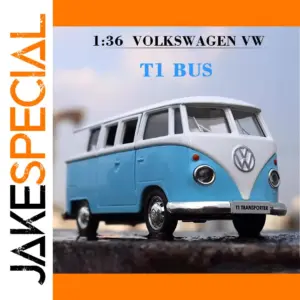 VW T1 Bus 1/36 Diecast Model in Sky Blue
