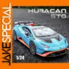 Vibrant Blue Lamborghini Huracan STO Model