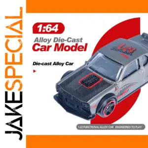 1:64 Scale Metal Diecast Car Model with Custom Graphics