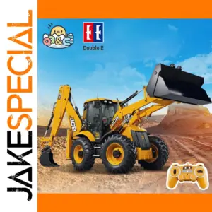 Yellow RC Backhoe Loader 1:20 Scale