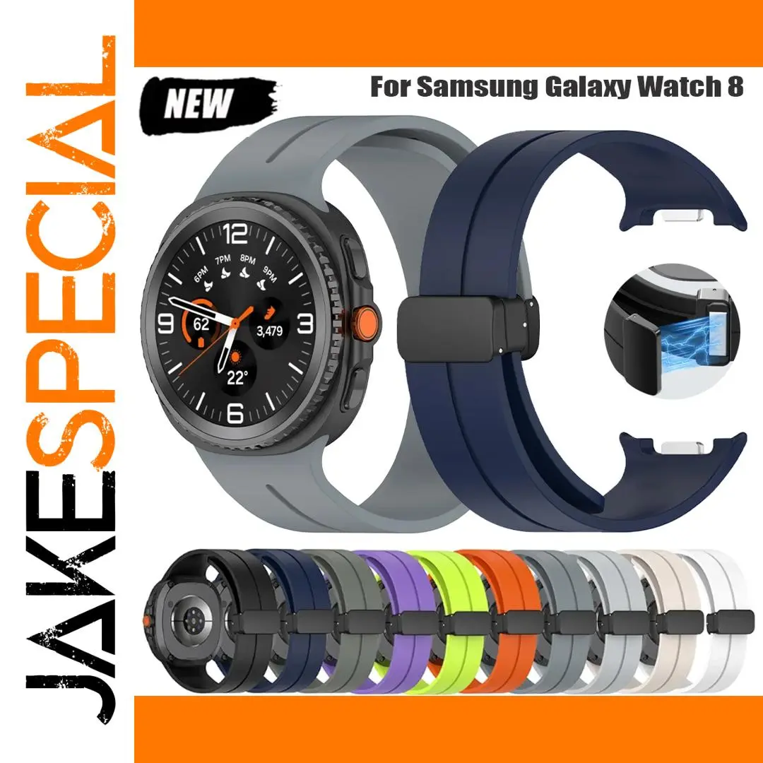 Samsung Galaxy Watch 8 Silicone Strap 40mm/44mm/Classic 1 Samsung Galaxy Watch 8 Silicone Strap 40mm/44mm/Classic