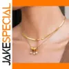 Elegant Gold Stainless Steel Necklace for Women