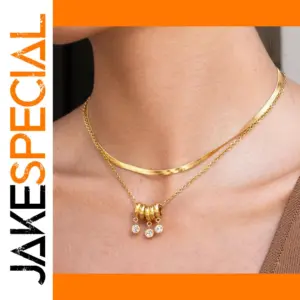 Elegant Gold Stainless Steel Necklace for Women