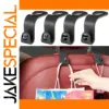 Black Car Seat Hook Set for SUVs