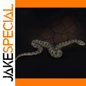 Realistic Green Rubber Snake 13cm for Pranks