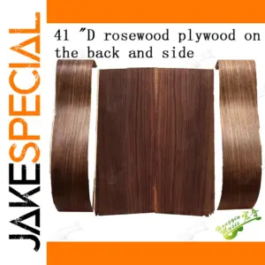 Rosewood Plywood Guitar Back Panel