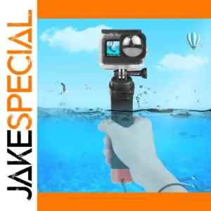 Bright Orange Floating Foam Action Camera Grip
