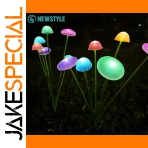 Outdoor Solar Garden Lights with RGB/White LEDs