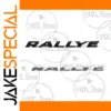 RALLYE Emblem for Cars - 3D Metal Badge