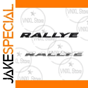 RALLYE Emblem for Cars - 3D Metal Badge