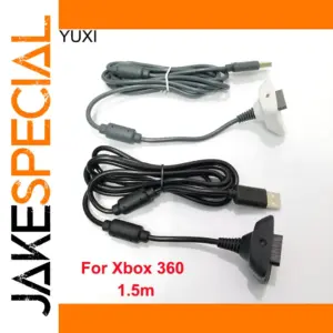 Xbox 360 USB Charging Cable 1.5m for Wireless Controllers