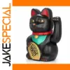 Black Lucky Cat Figurine for Prosperity