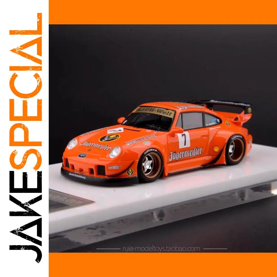 FuelMe 993 RWB Resin Model in Vibrant Orange 1 FuelMe 993 RWB Resin Model in Vibrant Orange