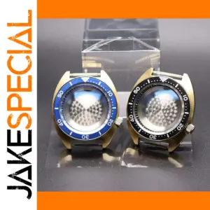 Gold 41mm Diving Watch Case for NH & 4R36 Movements