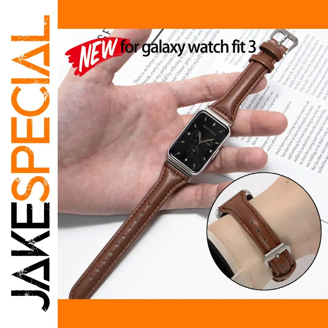 Leather Band for Galaxy Fit 3 20mm 1 Leather Band for Galaxy Fit 3 20mm