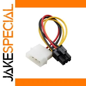Molex Big 4Pin to 6Pin Power Extension Cable