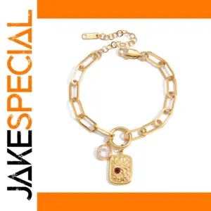 Women's Gold-Toned Stainless Steel Cuff Bracelet