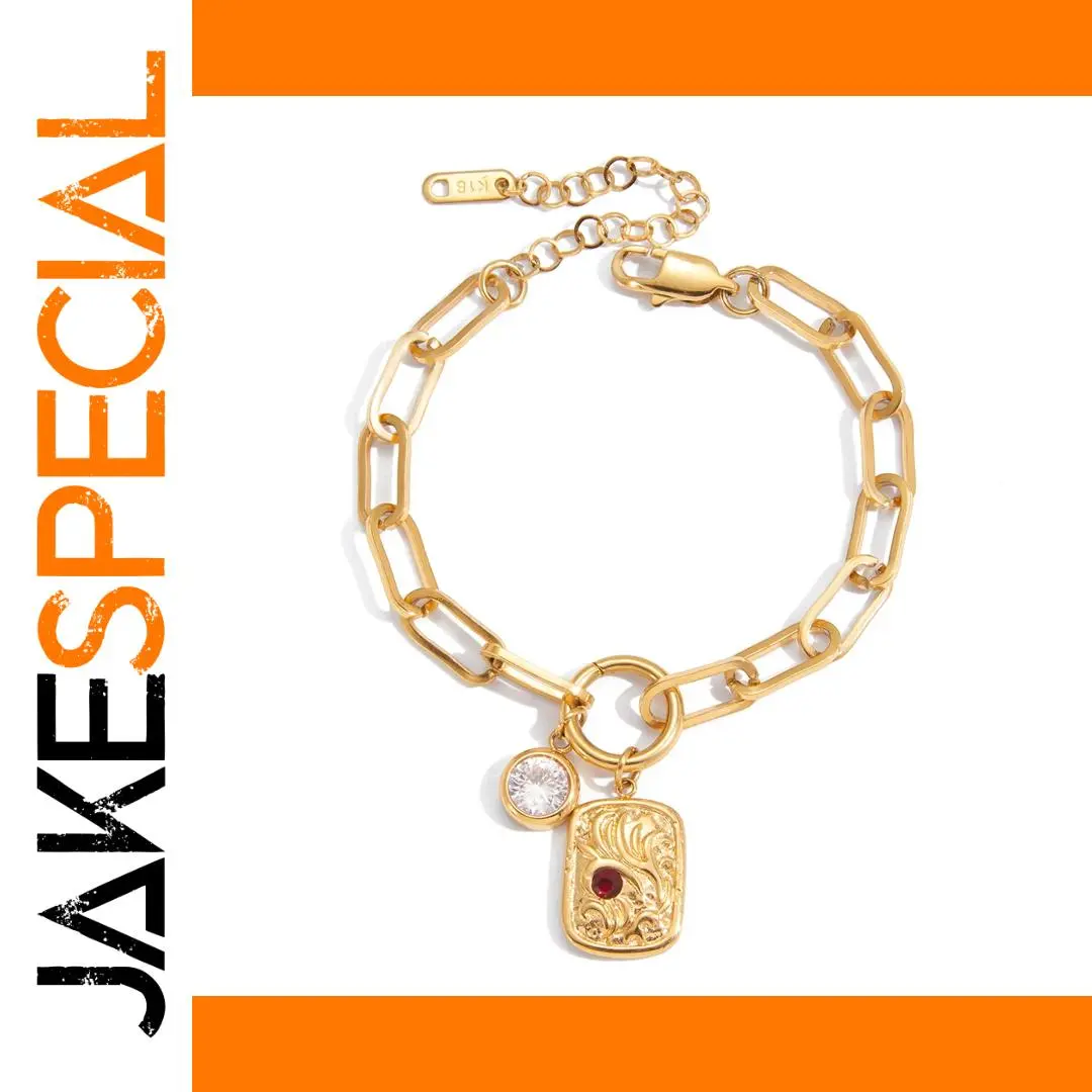 Women's Gold-Toned Stainless Steel Cuff Bracelet 1 Women's Gold-Toned Stainless Steel Cuff Bracelet