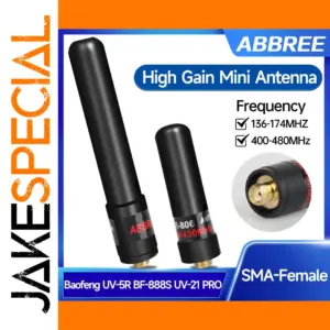 Dual-Band 5/8 Inch VHF/UHF Mini Antenna 2 dBi