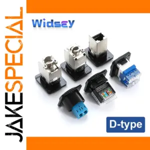 Shielded CAT6 Network Module with USB 3.0 Port