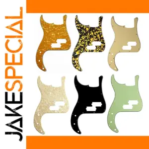 Left-Handed Fender P Bass Pickguard for USA & Mexico