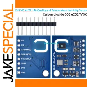 Compact ENS160 and AHT21 Air Quality Sensor Module