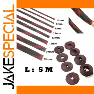 Expandable Braided PET Cable Sleeve 5/10m 2-25mm