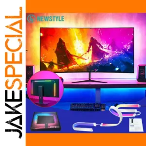 RGB Monitor Ambient Lighting Strip for 24-34" Displays