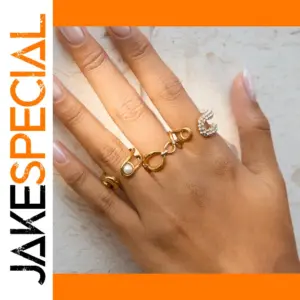 Stainless Steel Women's Geometric Ring