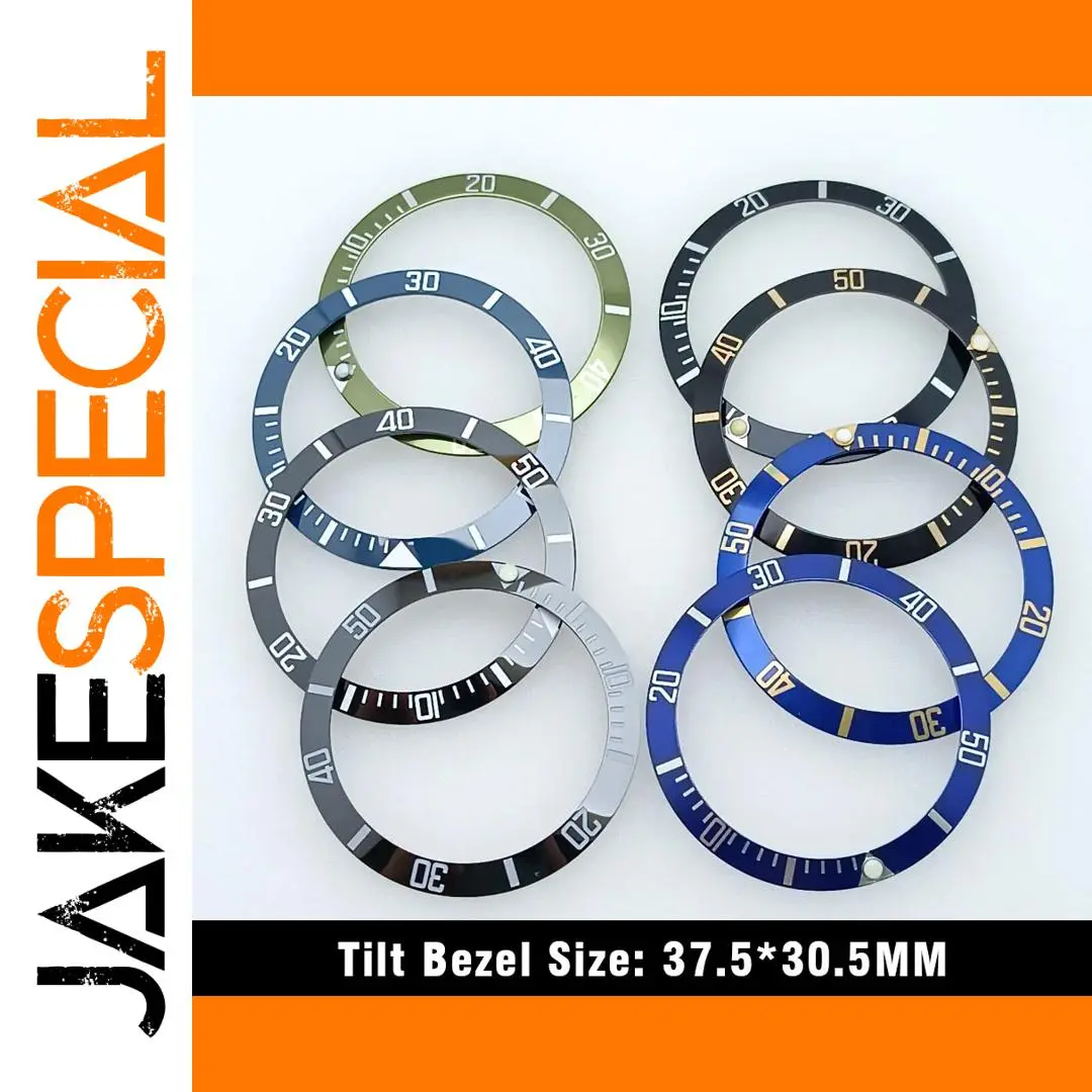 37.5mm Ceramic and Aluminum Watch Bezel Insert 1 37.5mm Ceramic and Aluminum Watch Bezel Insert