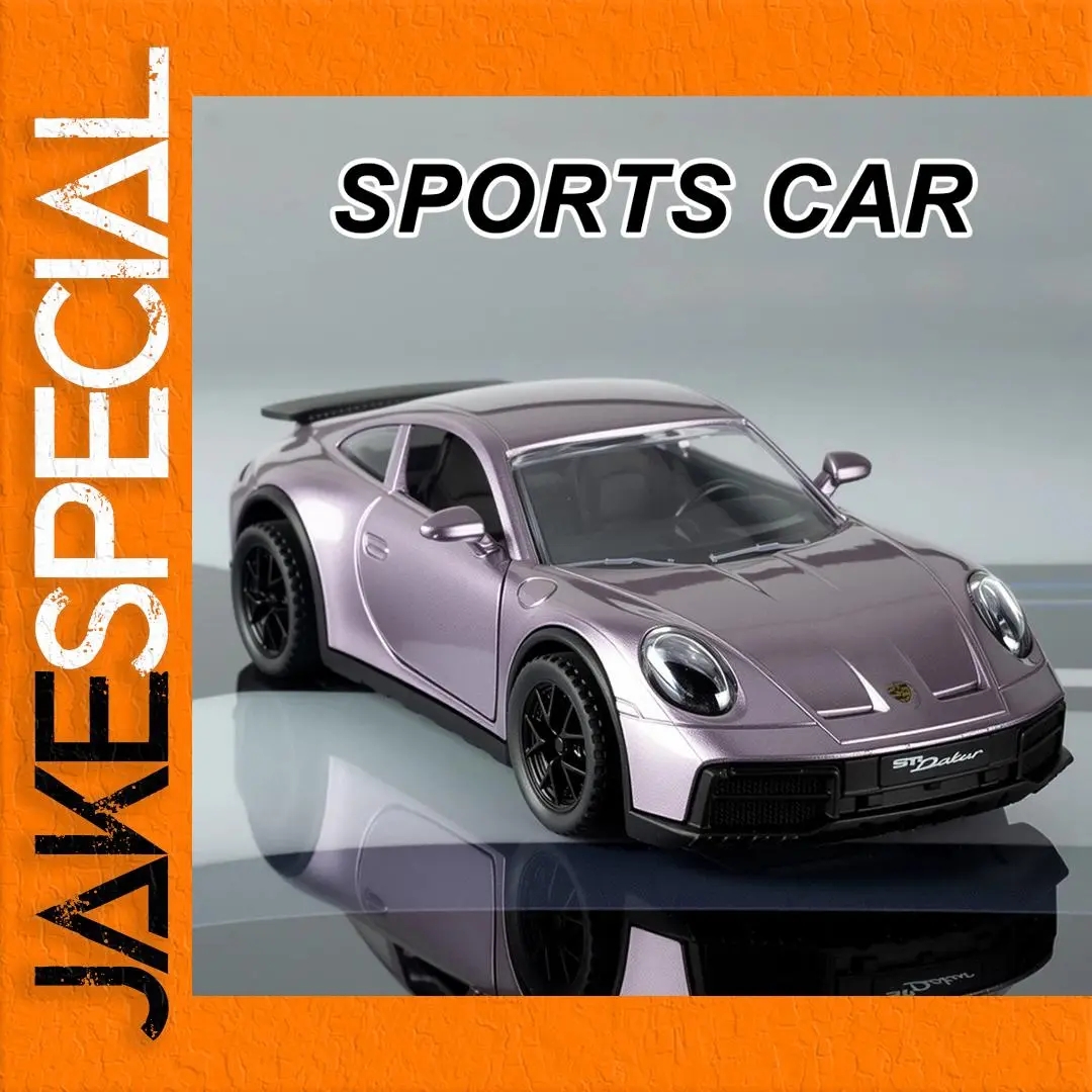 Purple Diecast Sports Car Model 13.2cm 1 Purple Diecast Sports Car Model 13.2cm