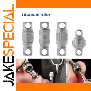 Titanium Alloy Rotating Ring Buckle 2.2-2.7cm