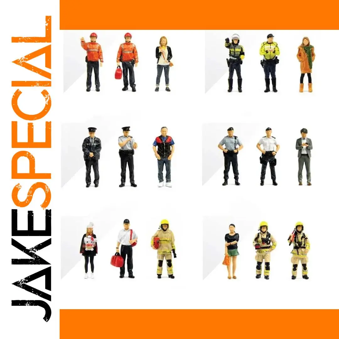 Emergency Miniature Scene Set 1/43 Scale 1 Emergency Miniature Scene Set 1/43 Scale