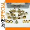 Gold Locking Guitar Tuners with 1:18 Gear Ratio