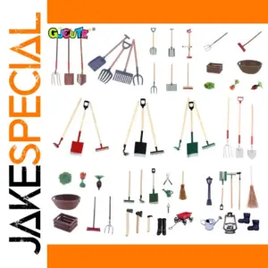 Miniature Farm Tool Set for Dollhouses