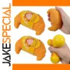 Realistic Croissant Squishy Toy for Stress Relief