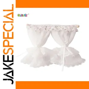 Miniature Lace Window Curtain for Dollhouses